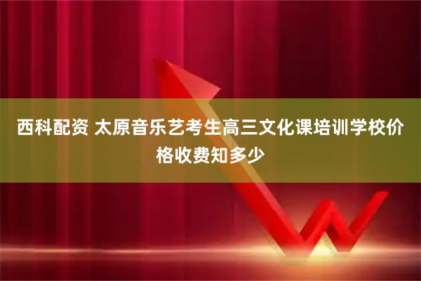 西科配资 太原音乐艺考生高三文化课培训学校价格收费知多少